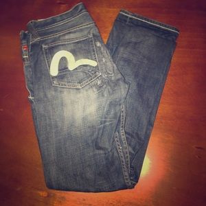 Hardly worn Evisu Denim W:34 L:36